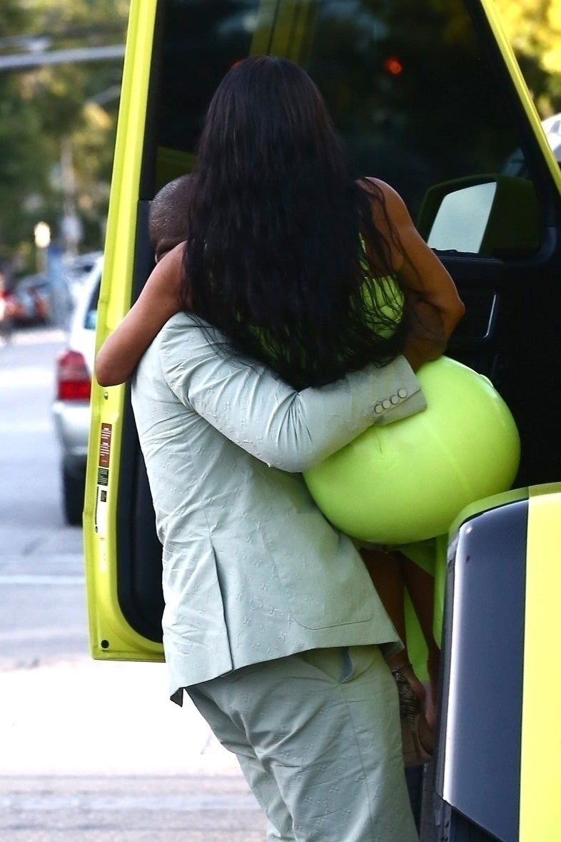 Kim Kardashian Wears Tight Green Dress At 2 Chainz's Wedding: See Pic –  Hollywood Life