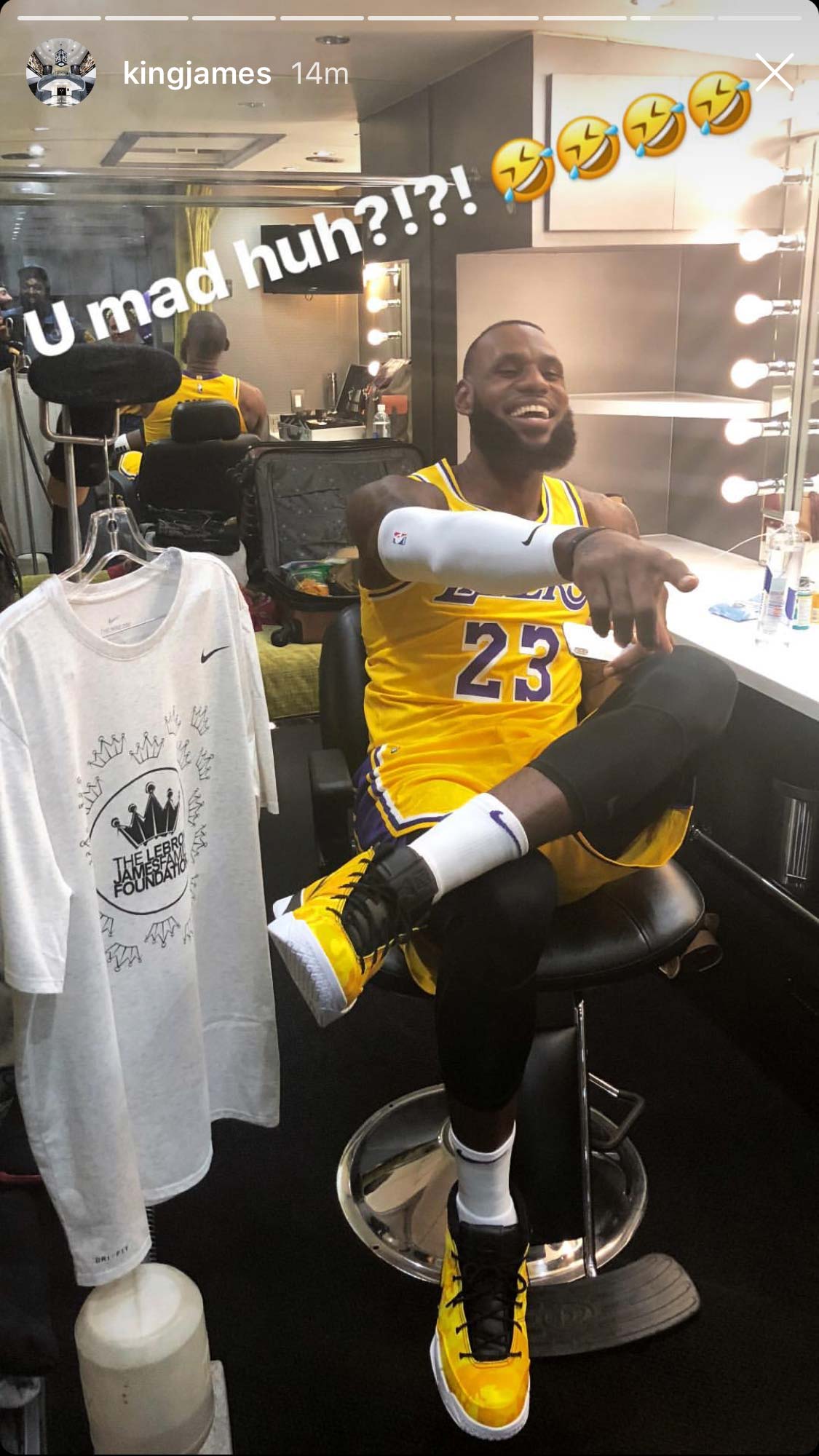 LeBron James on Instagram: “🤴🏾⁶”  Lebron james lakers, Lebron james,  Lebron james number