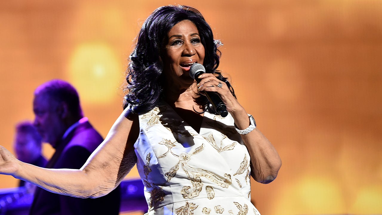 Aretha Franklin in Dress