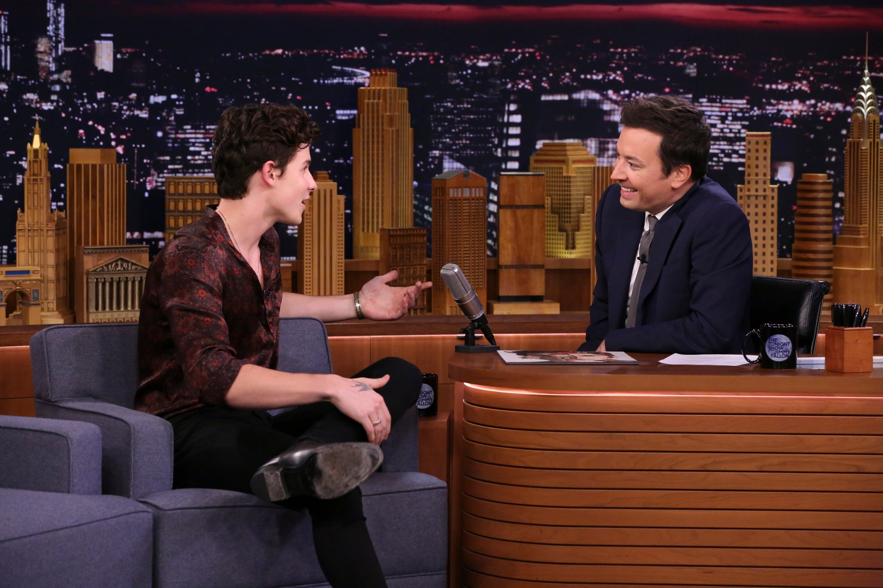 Shawn Mendes And Jimmy Fallon Argue Over Who Justin