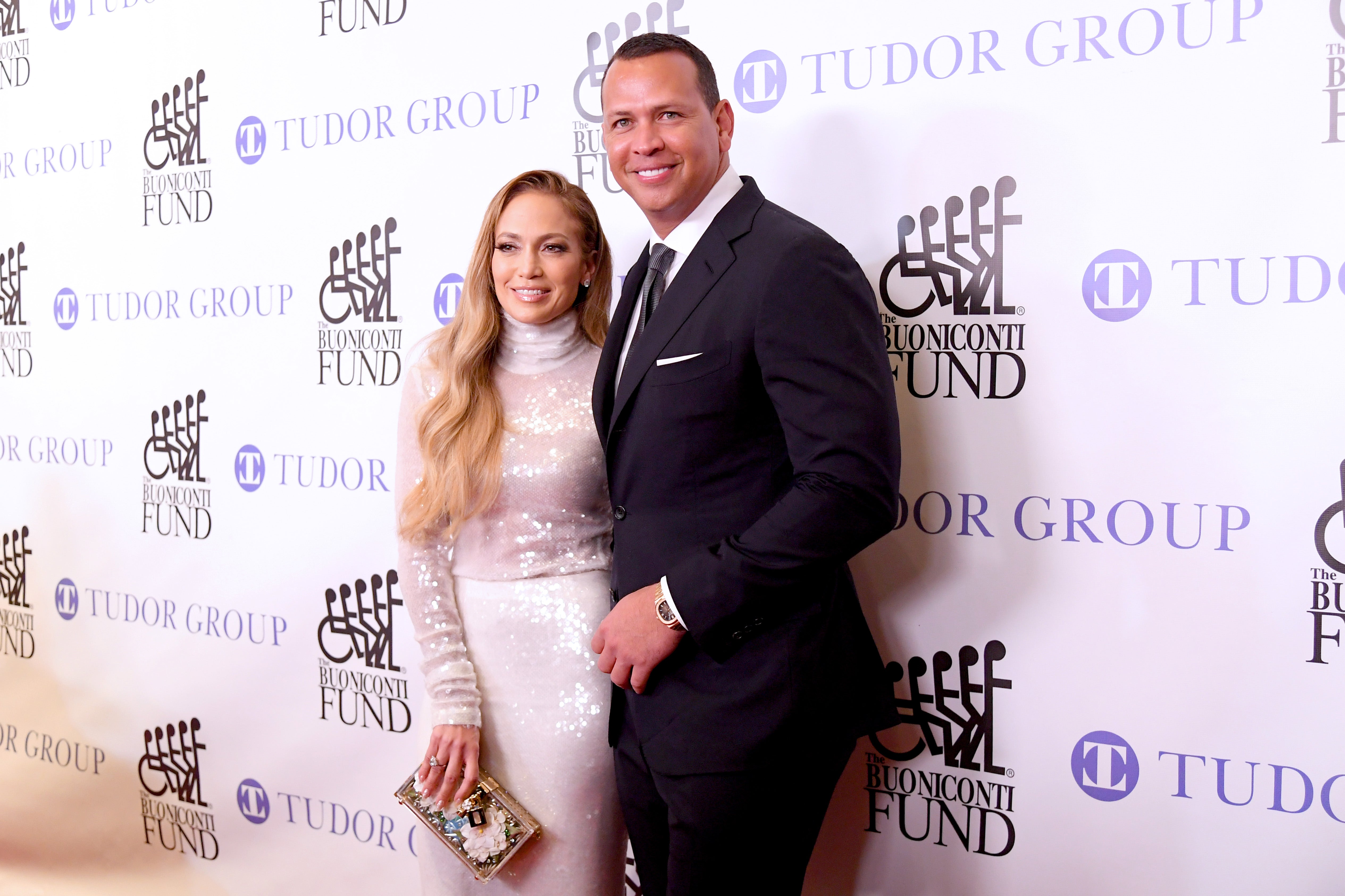 Alex Rodriguez Poses With Jennifer Lopez's Younger 'Fan Club' in a