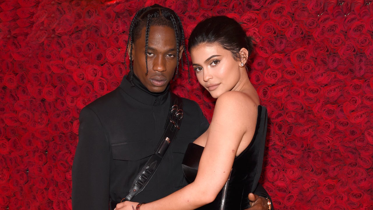 Kylie Jenner's ex Travis Scott hits a home run in the Celebrity Softball  Classic