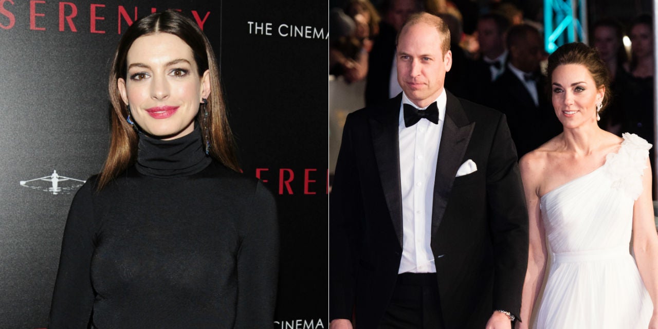 Anne Hathaway Took A Page Out Of Prince William And Kate Middleton S Parenting Playbook Entertainment Tonight