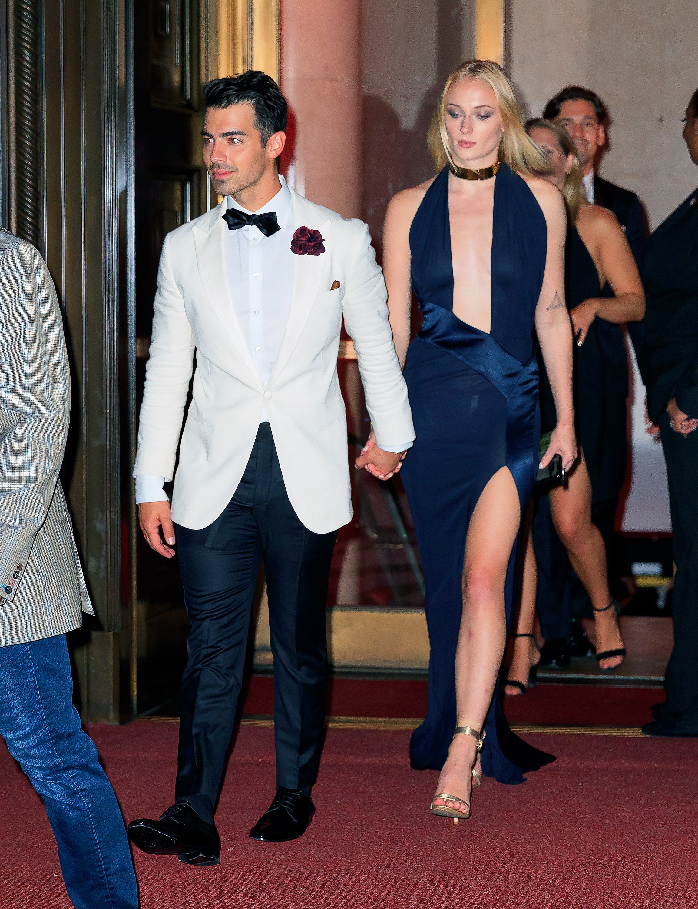 Fashion, Shopping & Style, I'm Not Even Looking at Joe Jonas in His Tux  When Sophie Turner Is Wearing This Hot Pink Gown