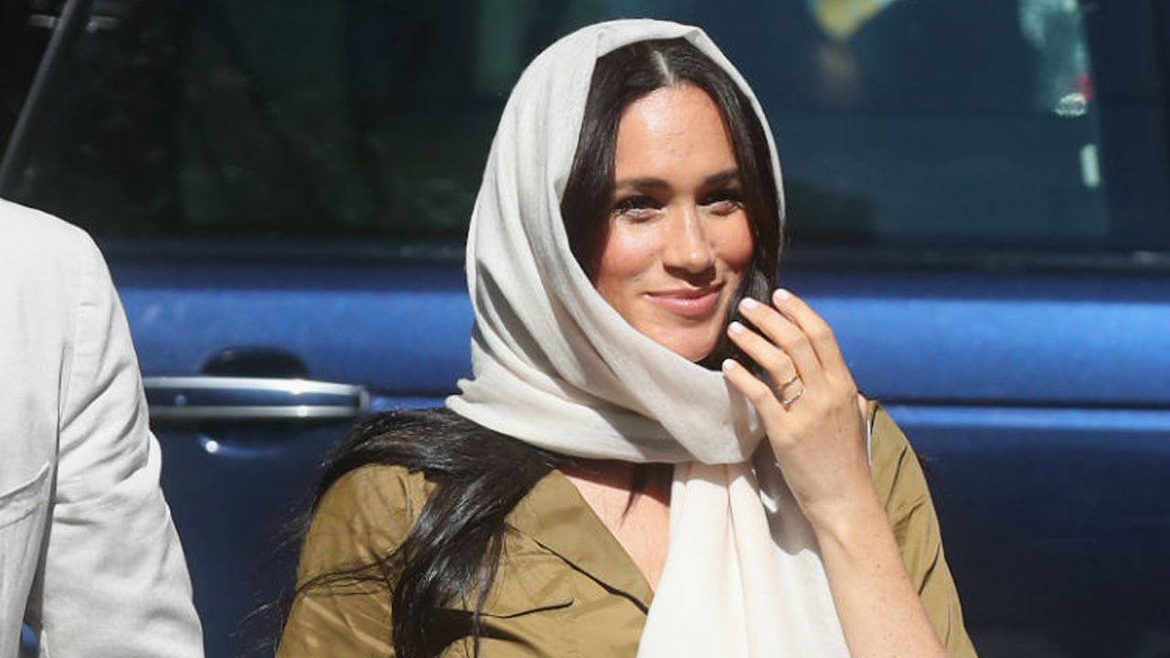 Meghan Markle Wears $139 Banana Republic Trench Dress In Johannesburg