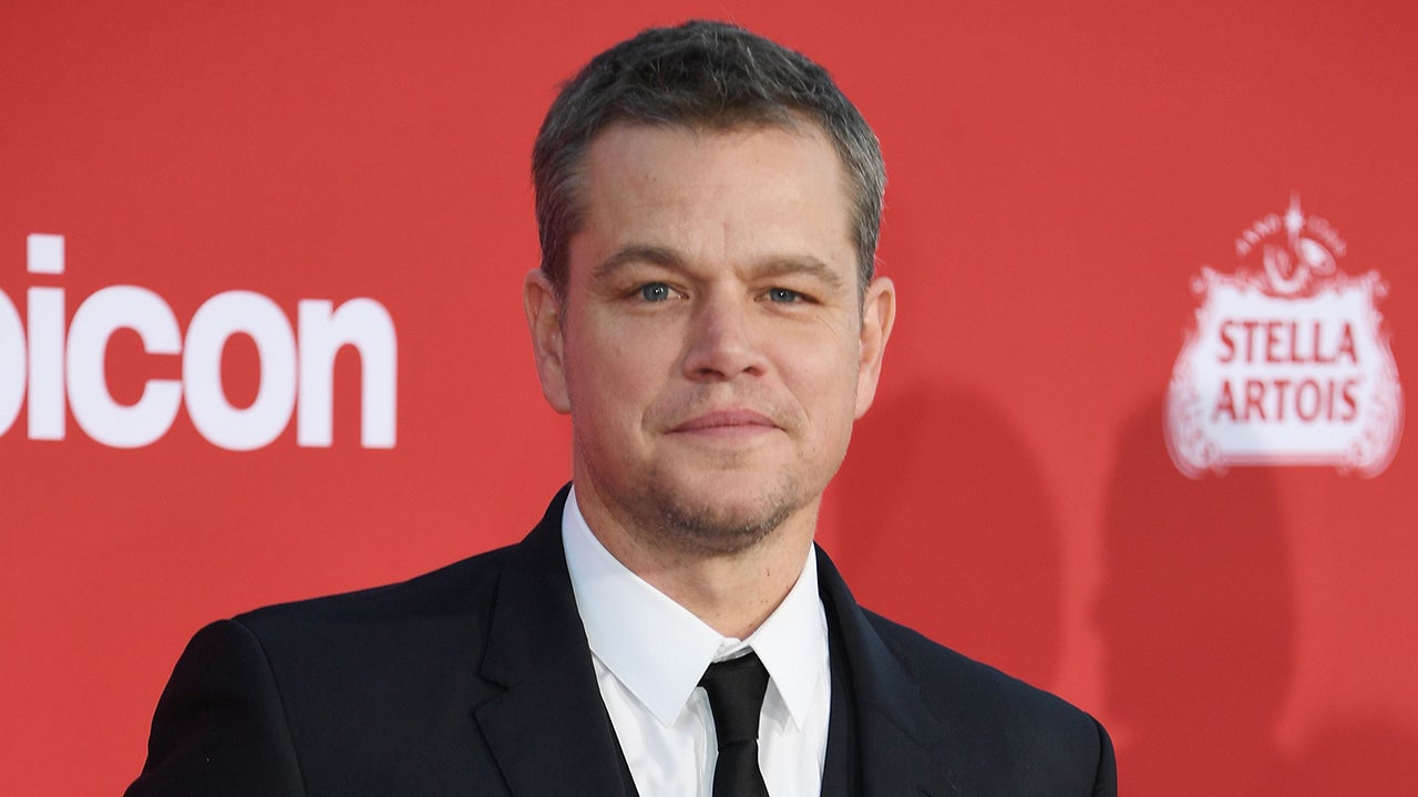 Matt Damon S 15 Year Old Daughter Refuses To Watch His Good Movies So She Can Mock Him Entertainment Tonight