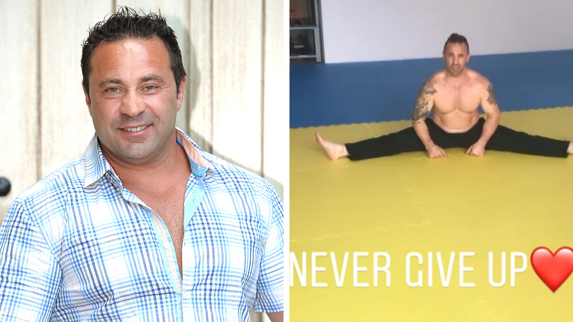 Joe Giudice Shows Off 50 Pound Weight Loss With Shirtless Pic After Being Released From Ice Custody Entertainment Tonight