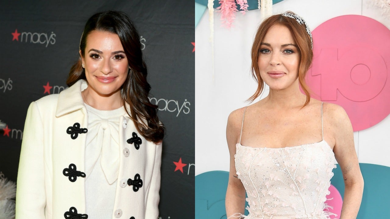 Lea Michele Was Honored to Be Shaded By Lindsay Lohan It Was