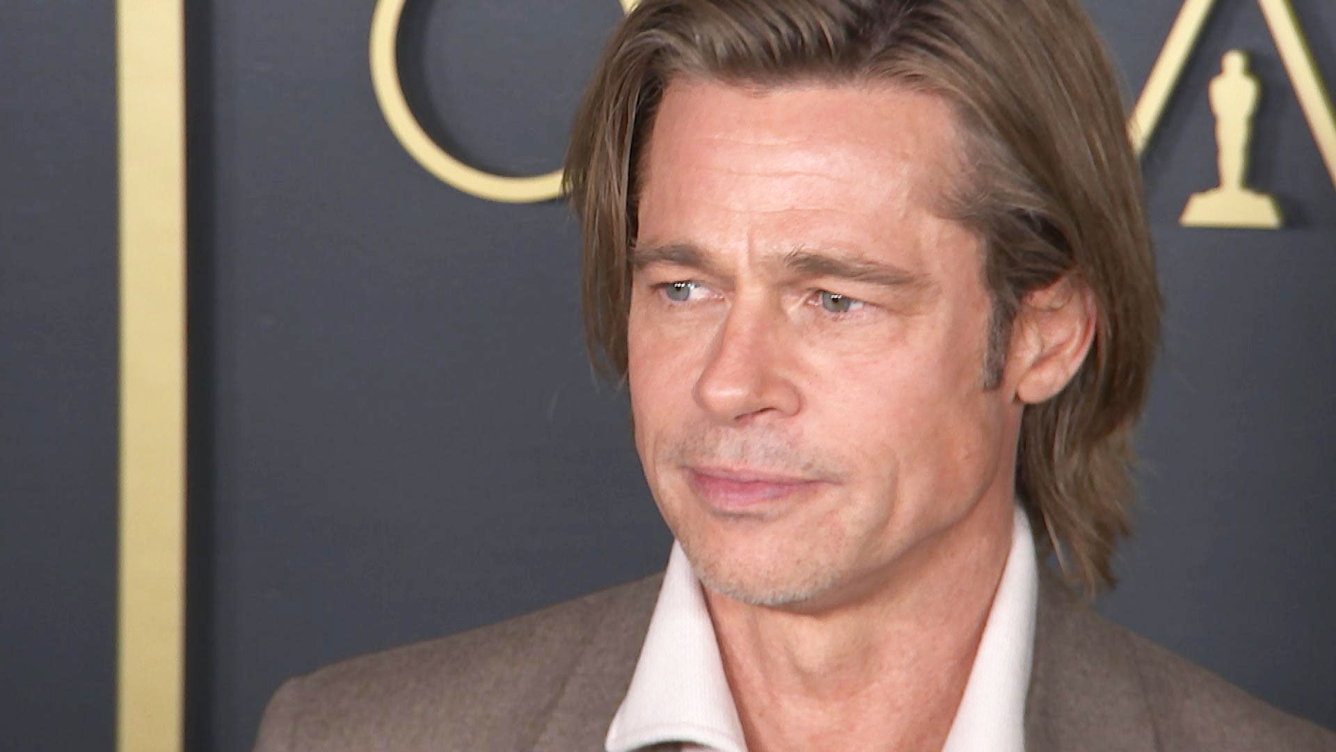 Brad Pitt's Oscars Luncheon Name Tag Is Hilarious