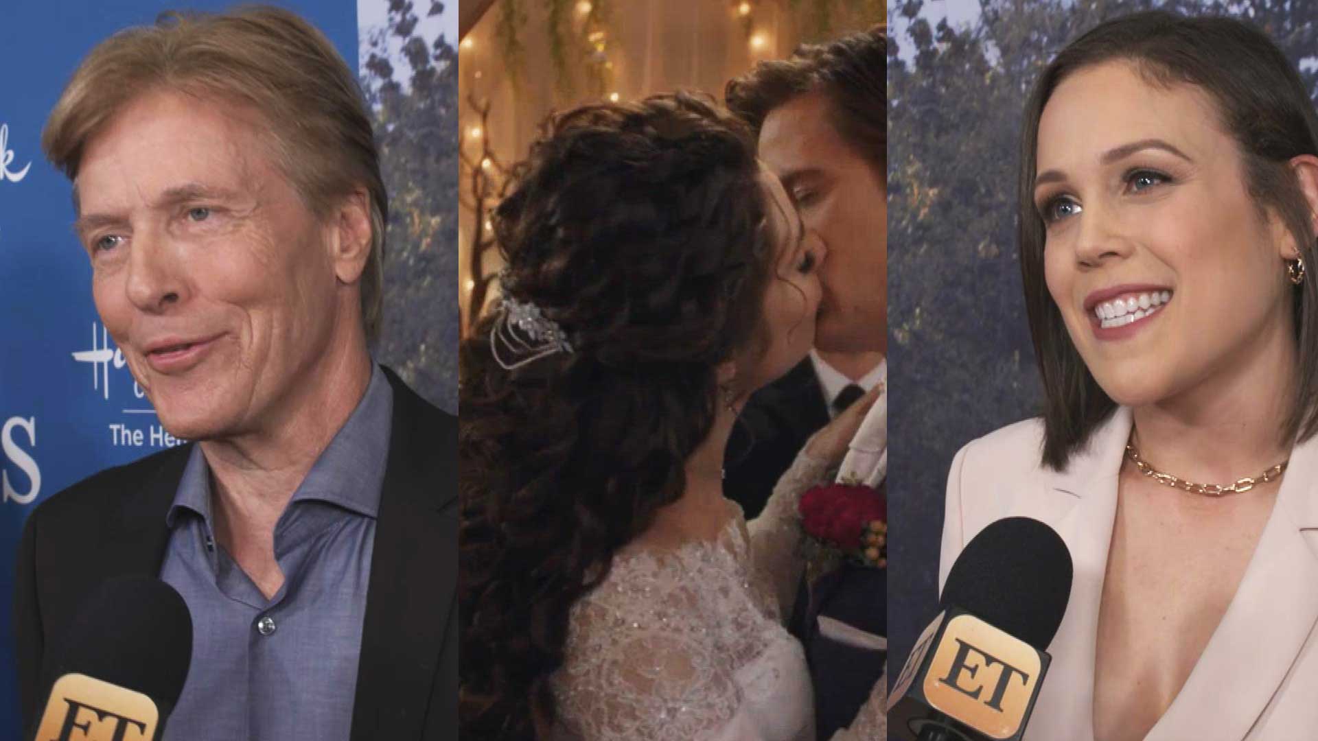 When Calls the Heart: Eva Bourne and Aren Buchholz Spill Secrets From  Clara and Jesses Wedding (Exclusive) | Entertainment Tonight