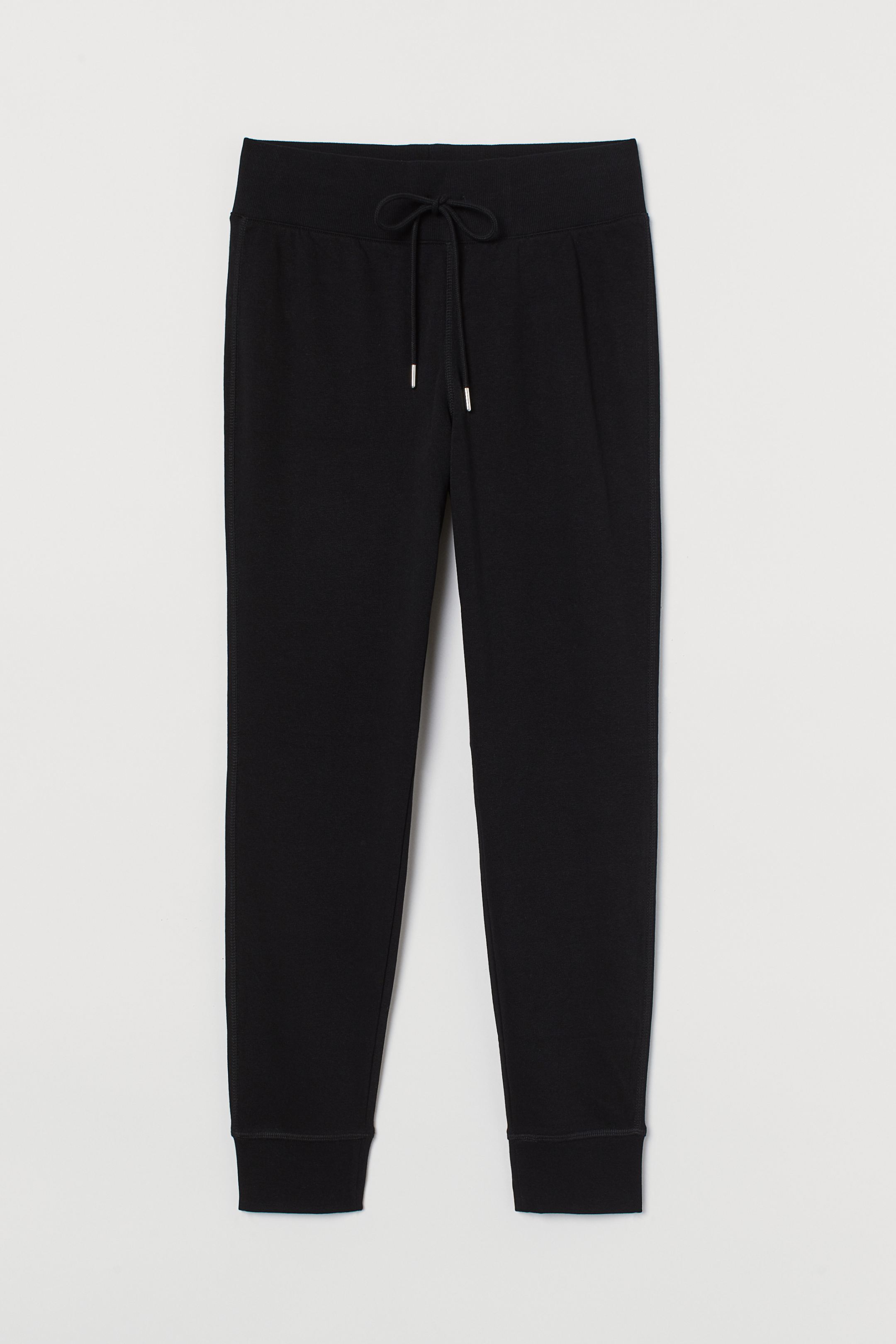 h and m cotton blend joggers