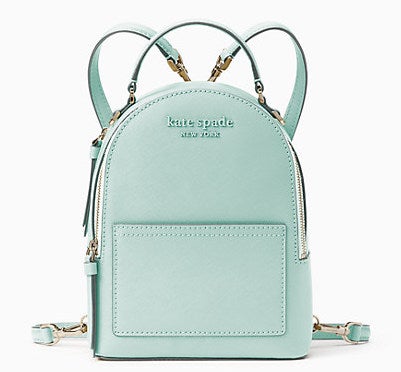 Leather backpack Kate Spade White in Leather - 35822726