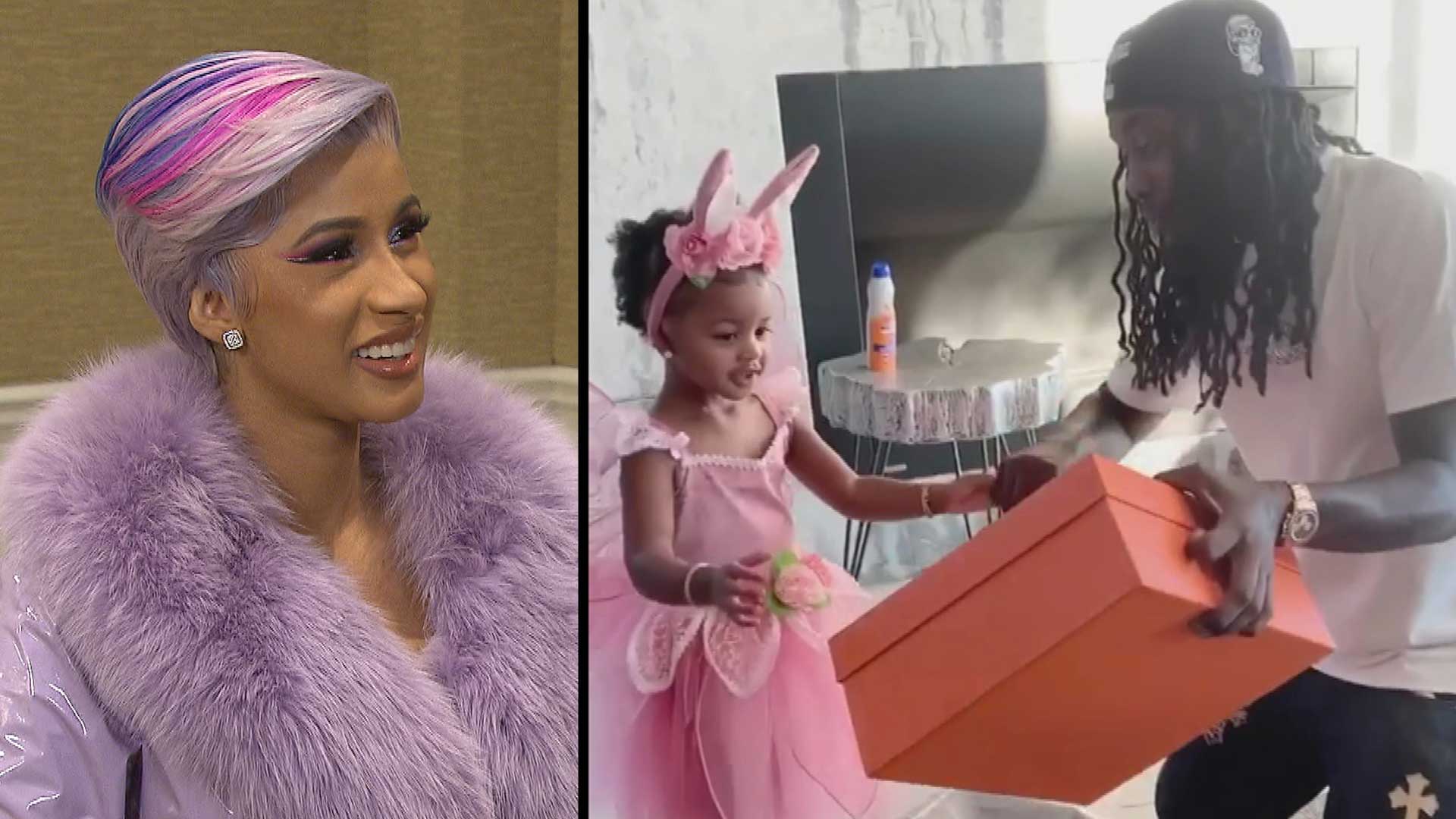 Cardi B and Offset gift daughter Kulture, 5, a $20,000 Birkin for