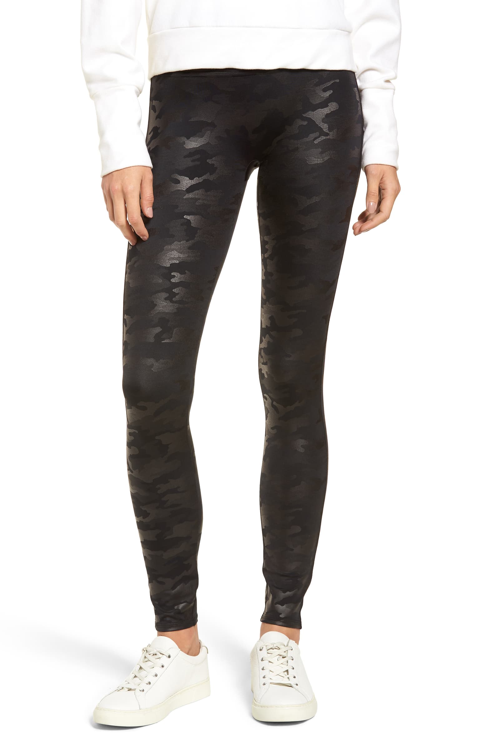 Spanx camo faux hot sale leather leggings