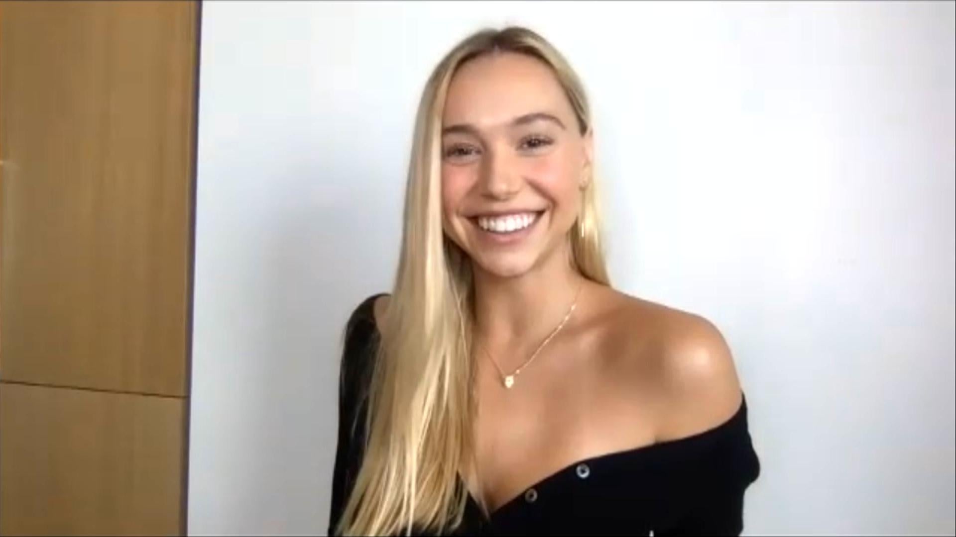 Alexis Ren On Being Super Good Friends With Her Ex Alan Bersten The Launch Of Future Prosperity Entertainment Tonight