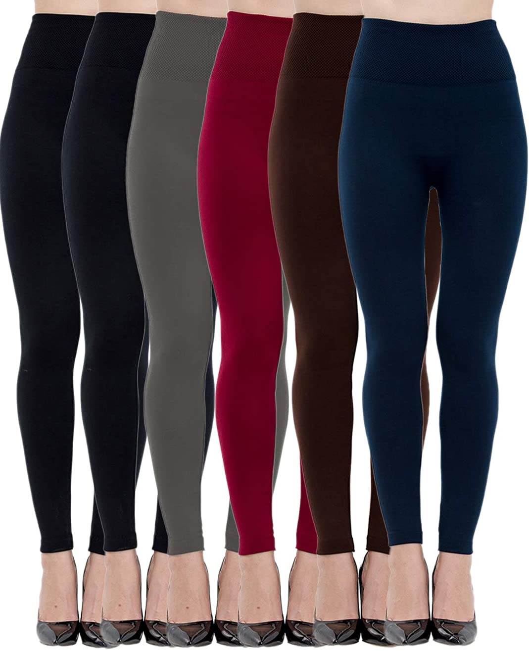 GOXIANG Thermal Leggings for Women Cold Weather Petite Fleece Lined Winter  Warm Tights Pants Tummy Control Womens Leggings