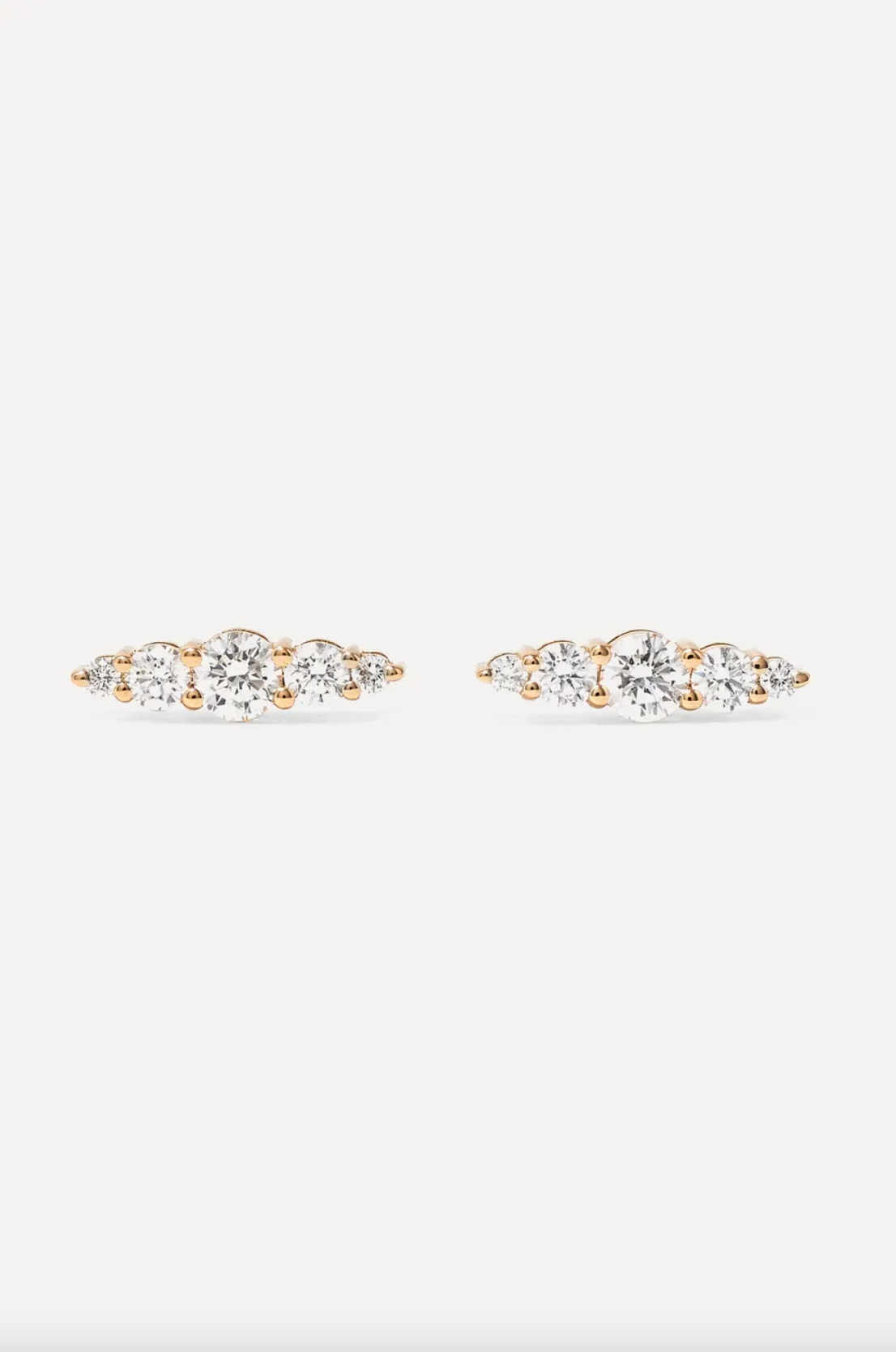 Melissa Kaye Aria 18-karat Gold Diamond Earrings