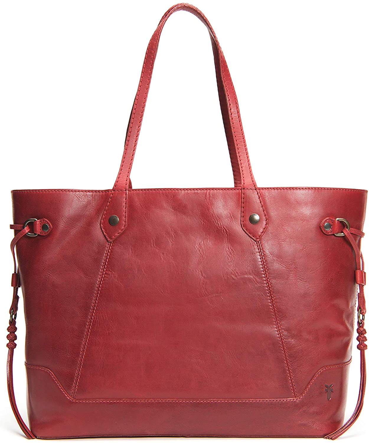 Frye Stitch Leather Tote Bag in Brown | Lyst