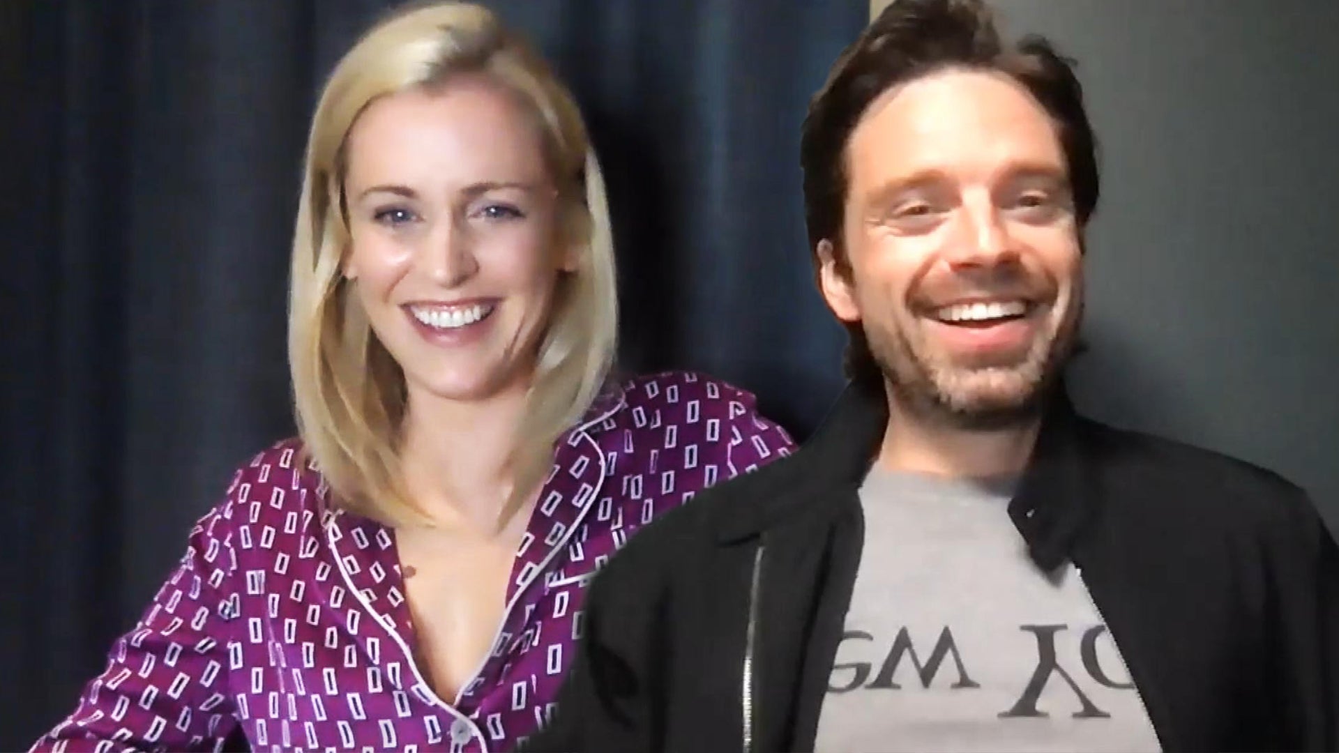 Sebastian Stan and Denise Gough Break Down Their Naked Scooter Ride