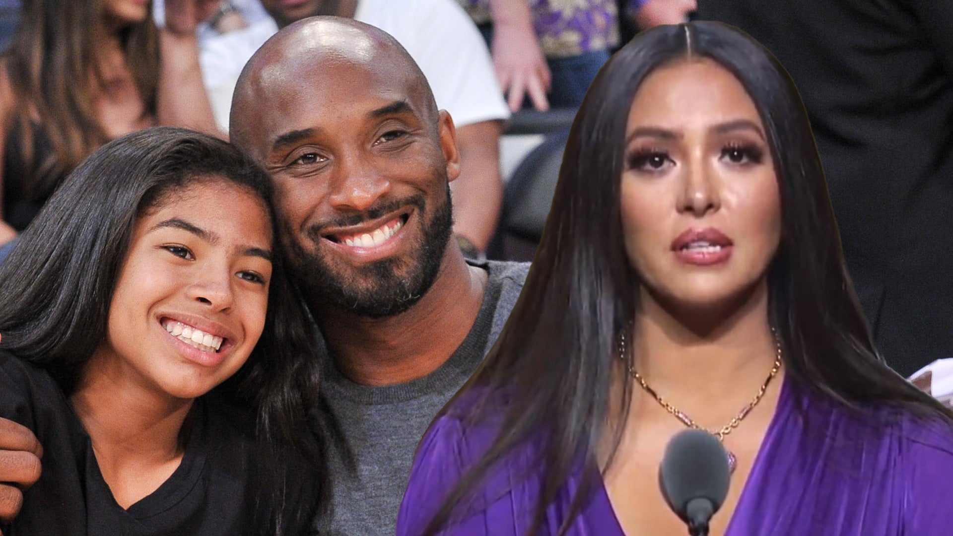 Vanessa Bryant and Daughters Tour Kobe's Hall of Fame Exhibit