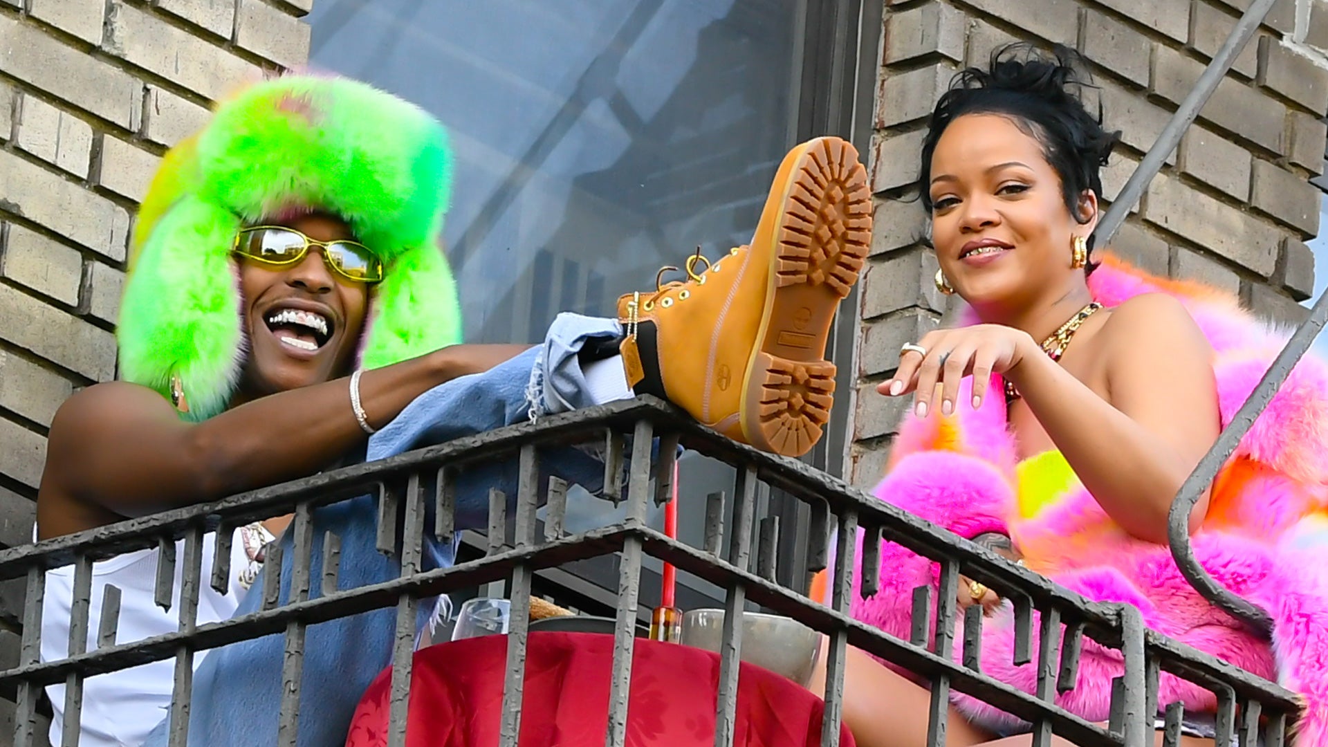 Rihanna & A$AP Rocky Display PDA At Barbados Music Festival