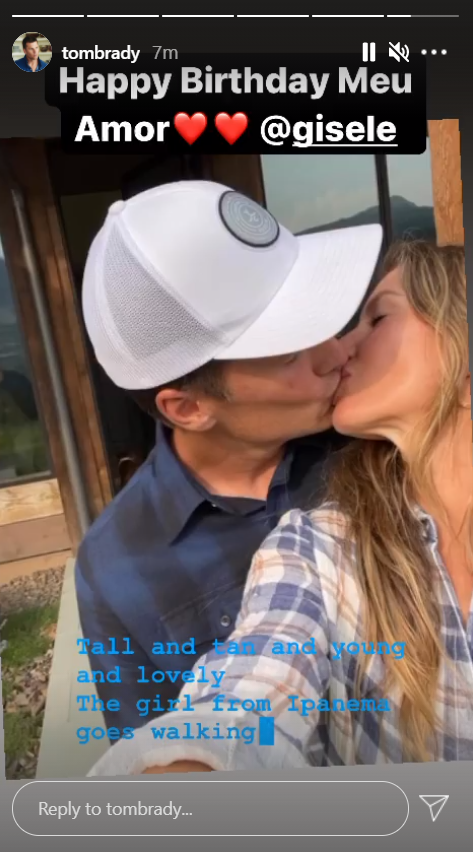 Gisele Bundchen gushes over Tom Brady in birthday tribute