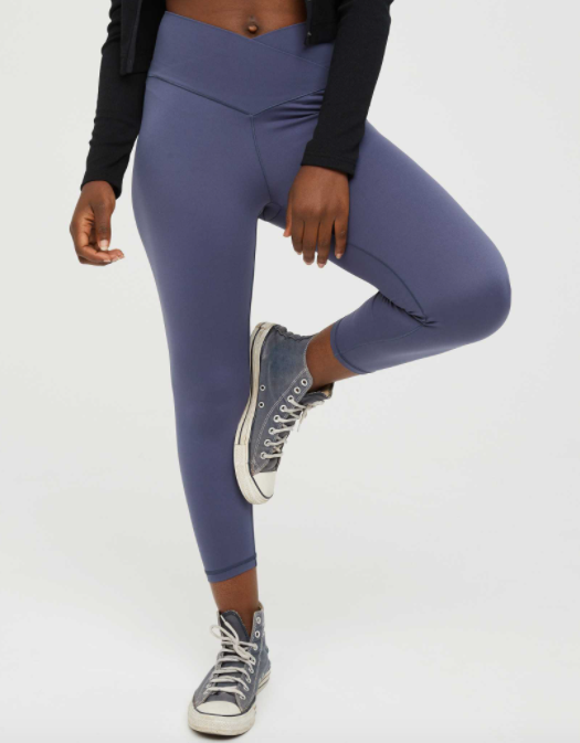 Aerie Crossover Flare Leggings Xs Short Hairstyles
