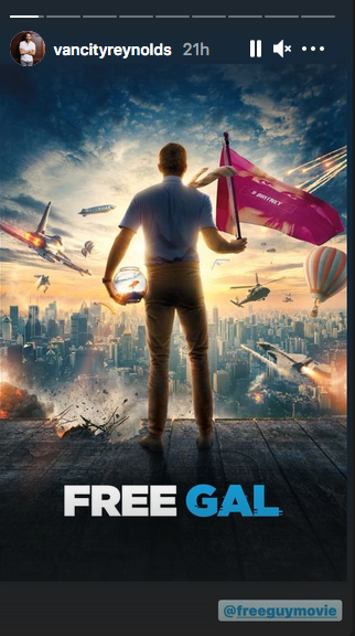 New Ryan Reynolds' Free Guy Poster Released