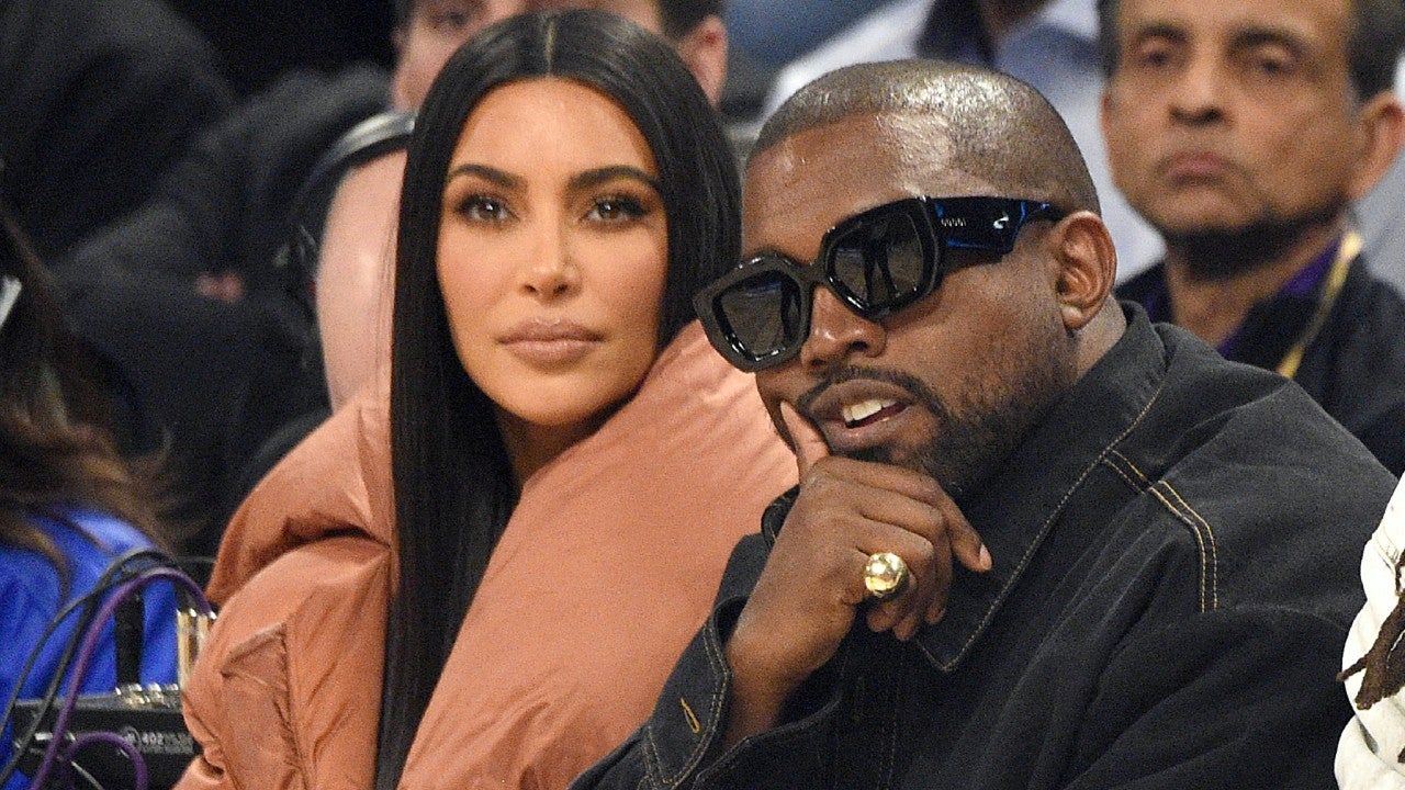 Kim Kardashian reunites with ex Kanye West as they join other