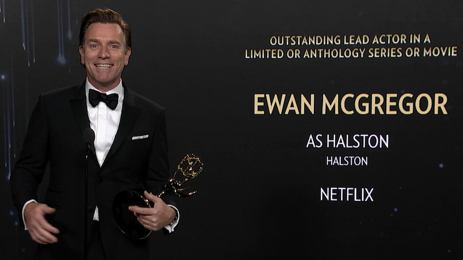 Emmys 2021: Ewan McGregor (‘Halston’) -- Full Backstage Interview