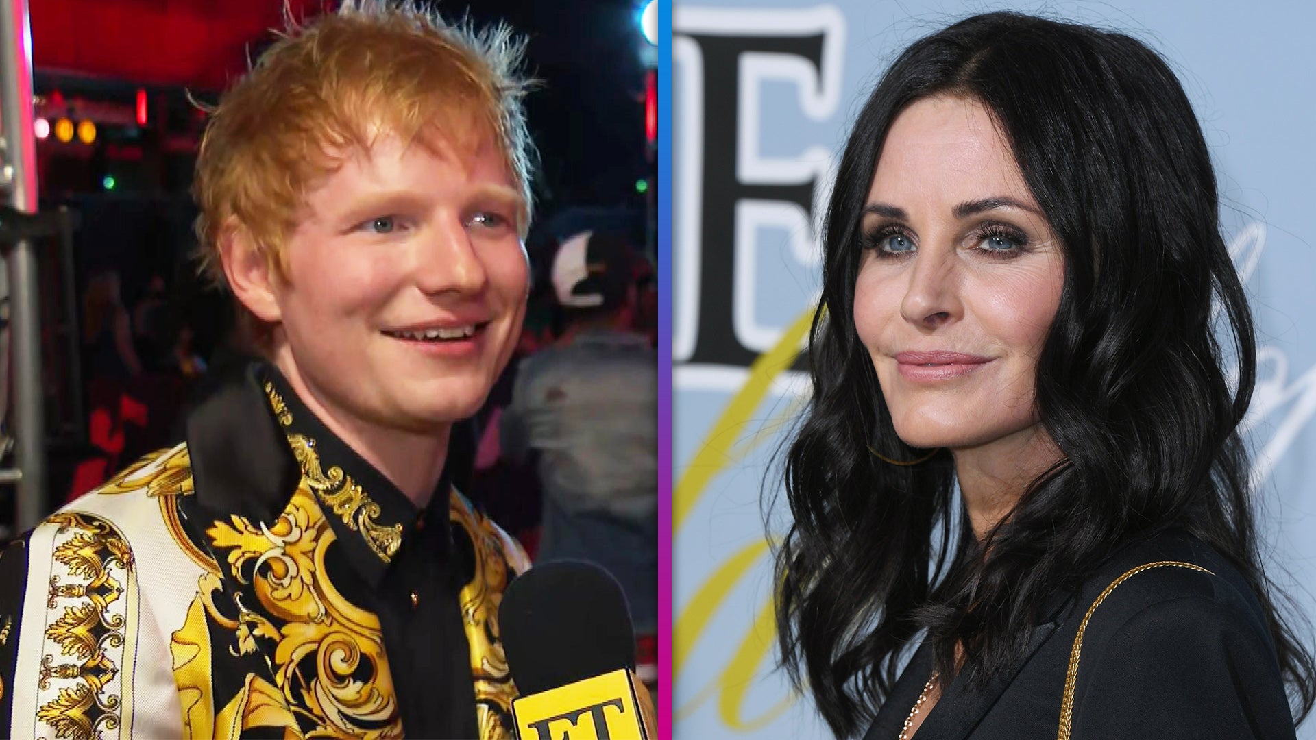 VMAs 2021: Ed Sheeran Reveals Courteney Cox Sings on His New Album!  (Exclusive)