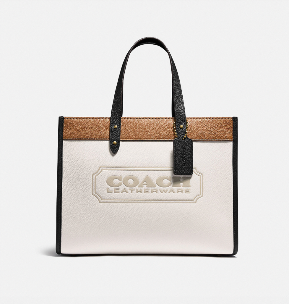COACH (5671) Court Signature Leather Khaki/pale Lime Medium Backpack  Bookbag Bag in Green | Lyst