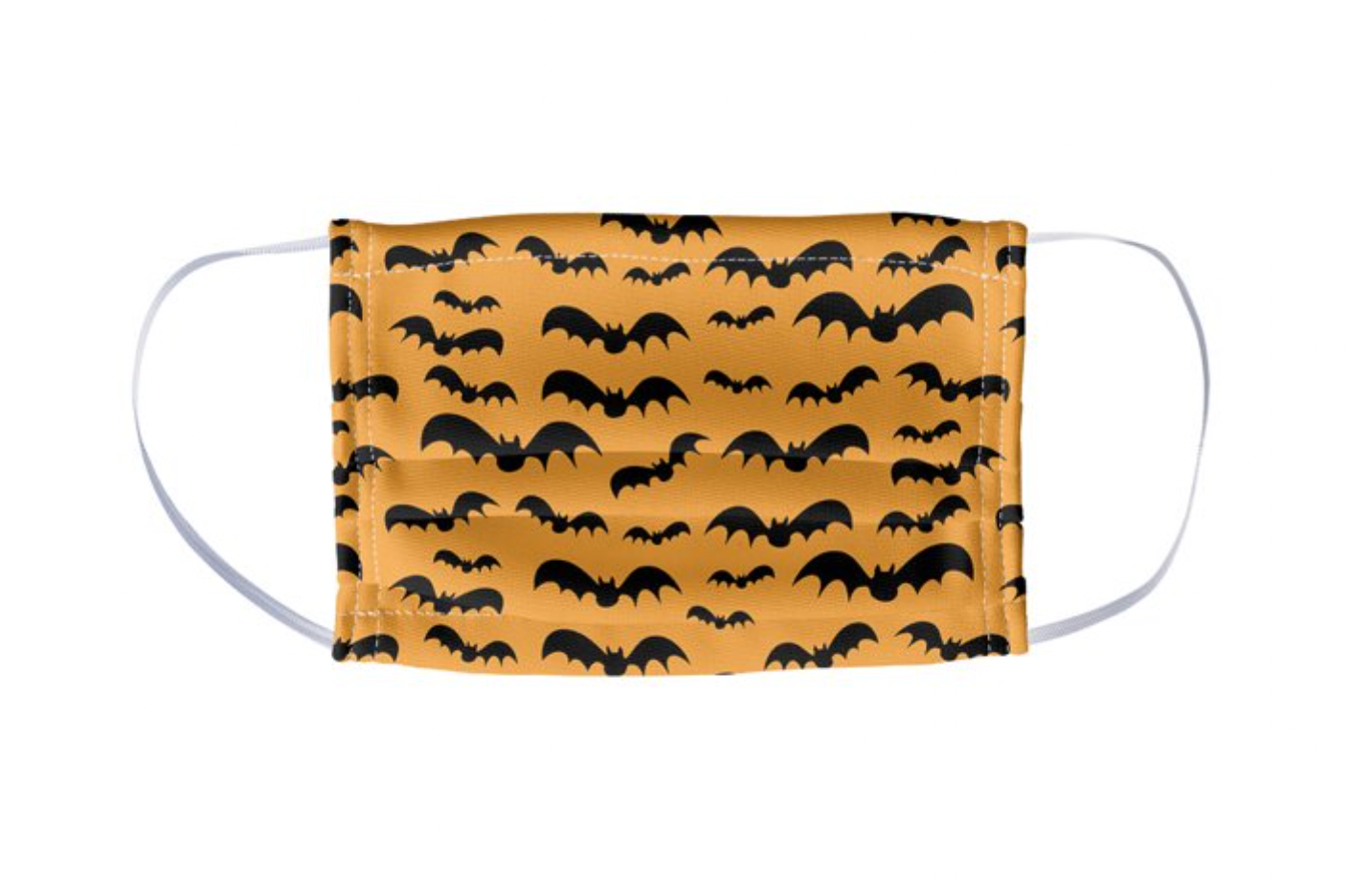 i-Create Licensed Kids Halloween Bats 1-Ply Reusable Face Mask Covering