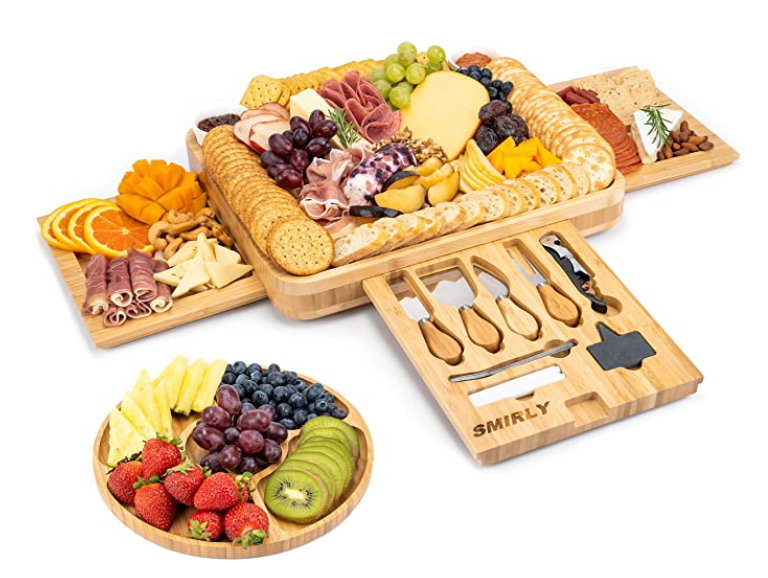 SMIRLY Cheese Board and Knife Set