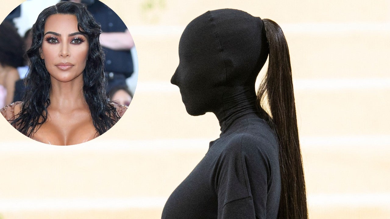 Here's Reportedly Why Kim Kardashian Covered Her Face at the Met