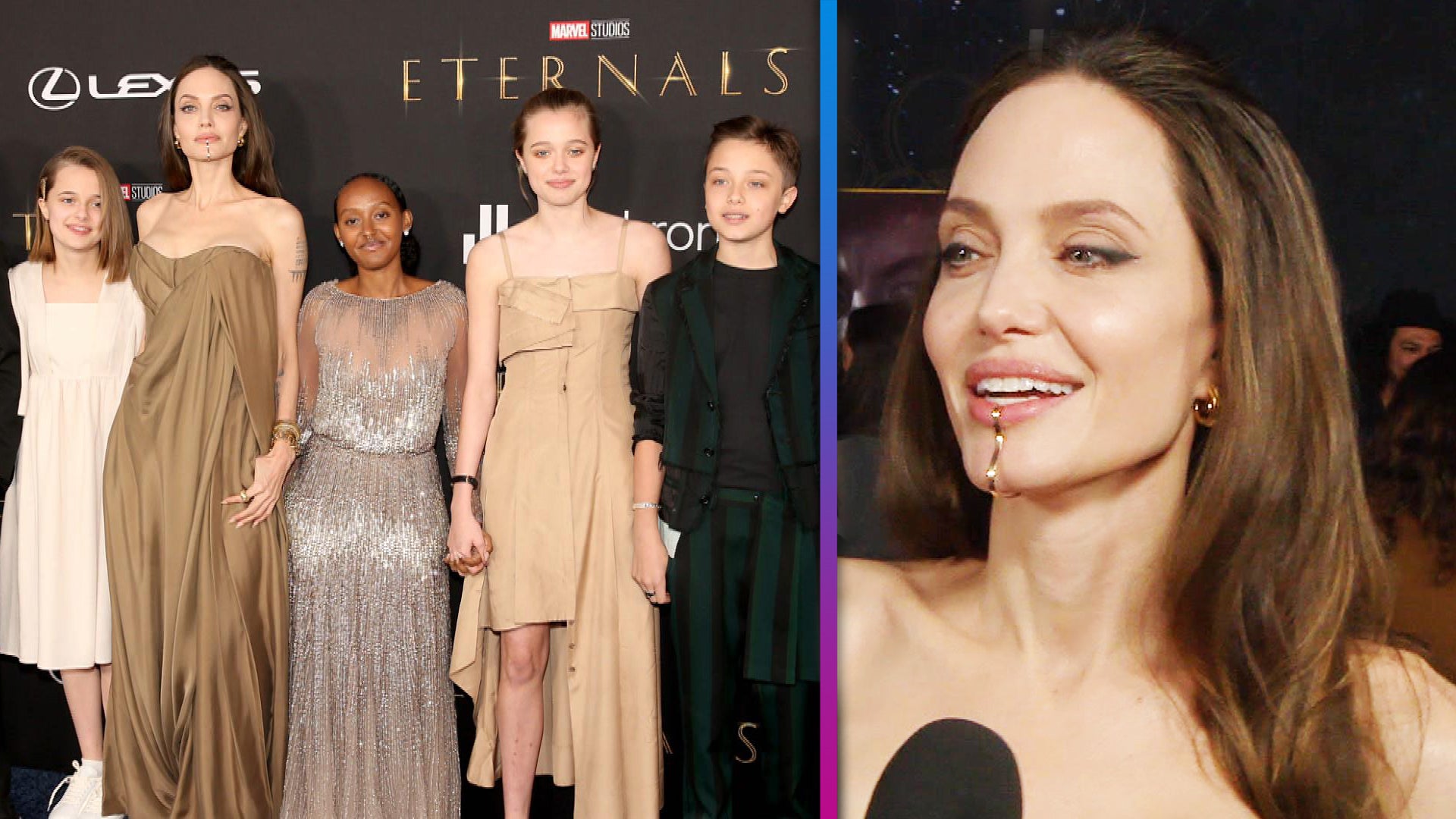 Angelina Jolie Wore Balmain To The 'Eternals' LA Premiere