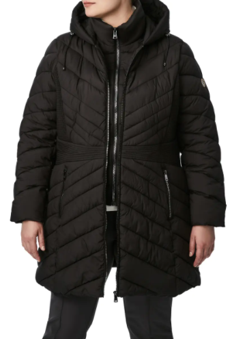 Bernardo Softy Glam Ecoplume Packable Puffer Coat 