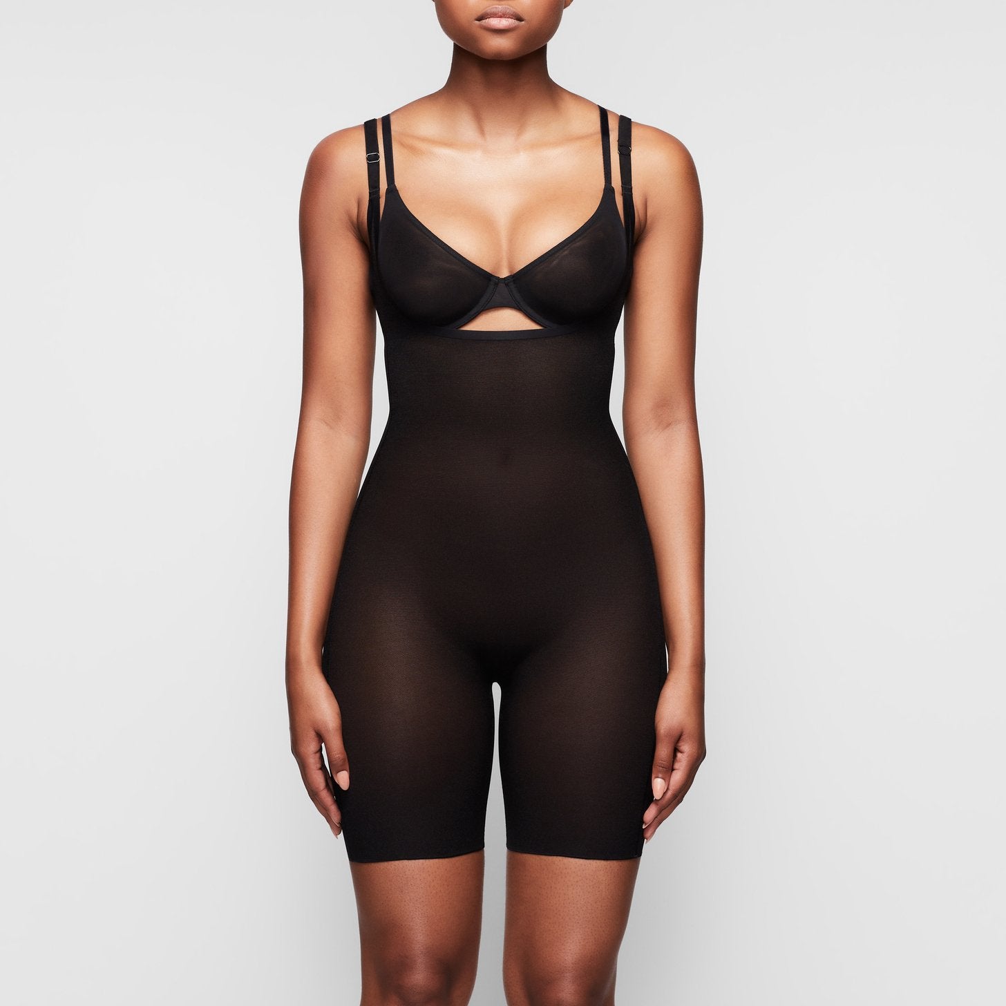 Kim Kardashian Smolders In Sheer Black Sculpted Bodysuit For Latest Skims  Instagram Video—OMG, Curves! - SHEfinds
