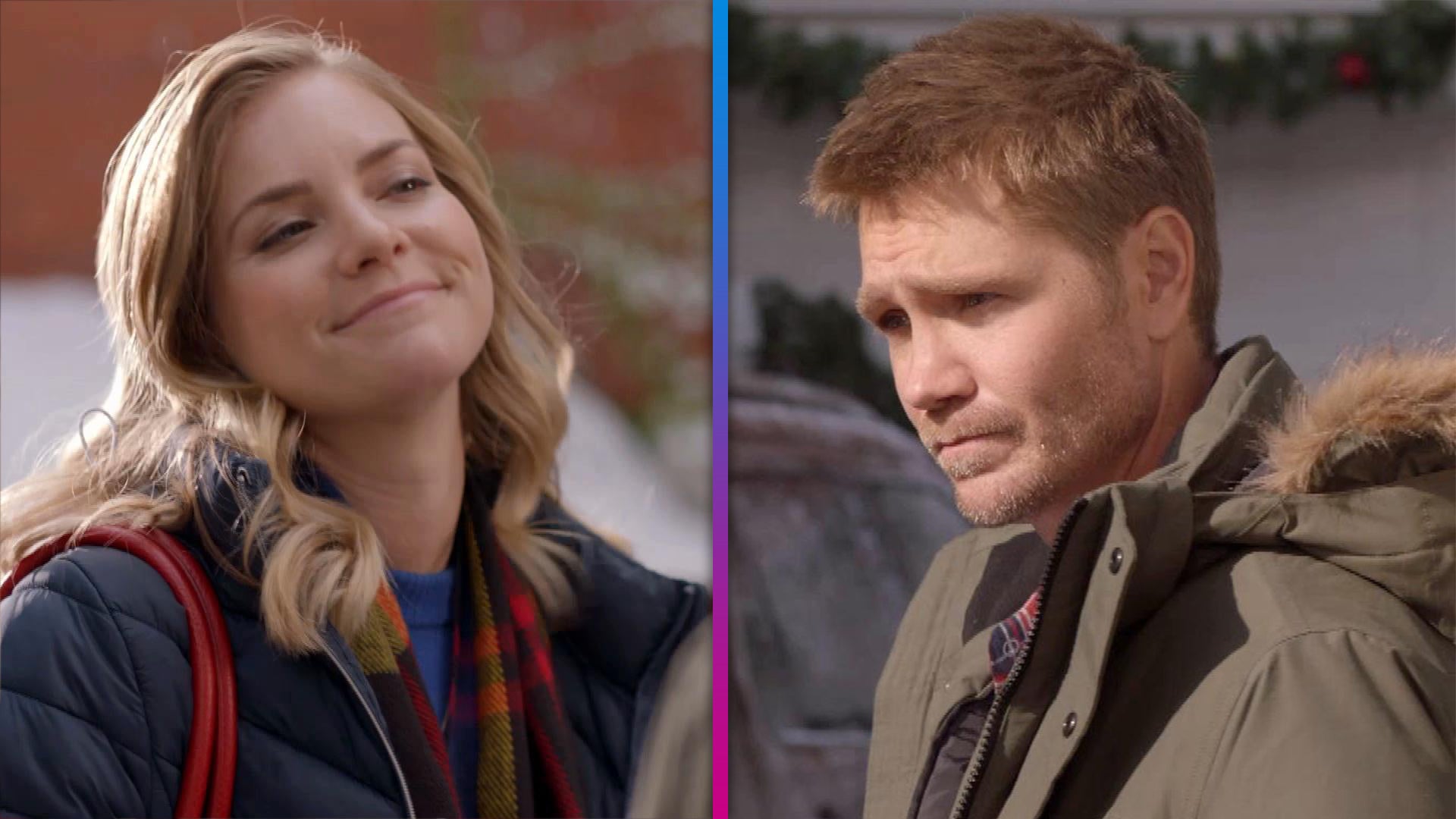 Chad Michael Murray and Cindy Busby Heat Up the Flirting in New Lifetime  Holiday Movie (Exclusive)