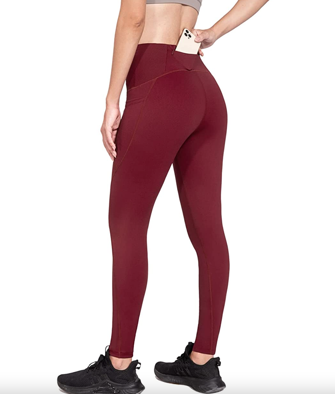 BALEAF Women's Thick Fleece Lined Leggings Water Resistant Thermal High  Waisted Insulated Tights with Pockets Wine Red Size XS : :  Clothing, Shoes & Accessories