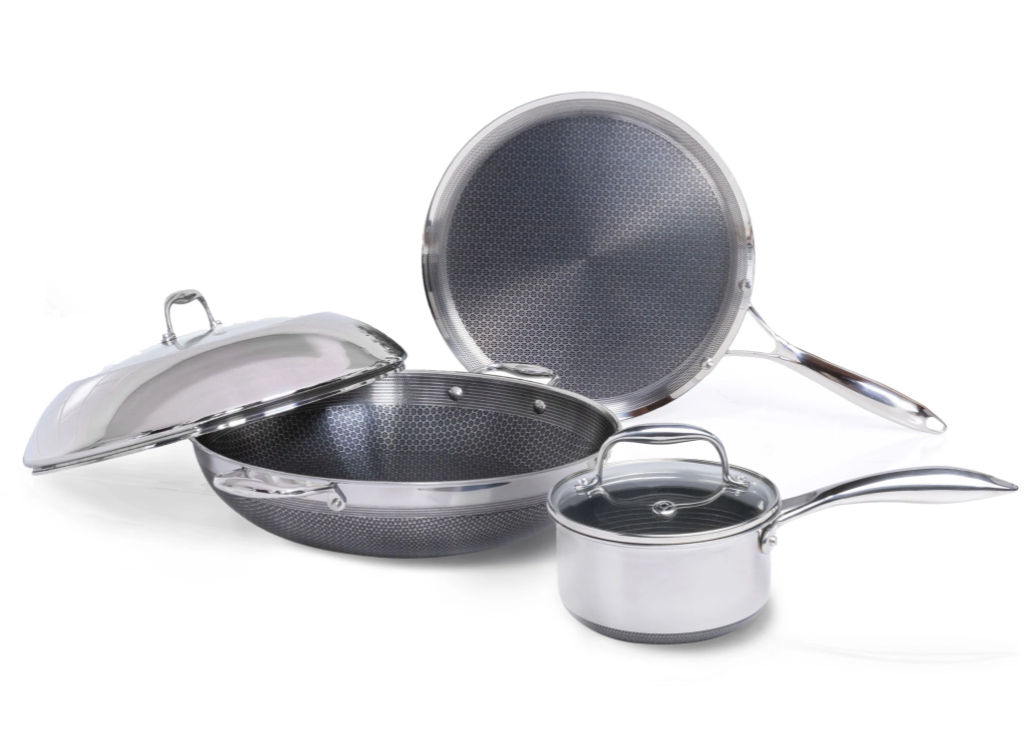 The Only True Hybrid Cookware – HexClad Cookware