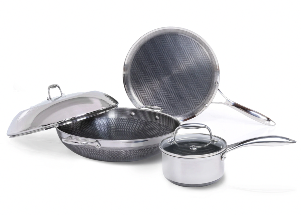  HexClad 2-Piece Set, Roasting Pan with Lid and 7-Quart