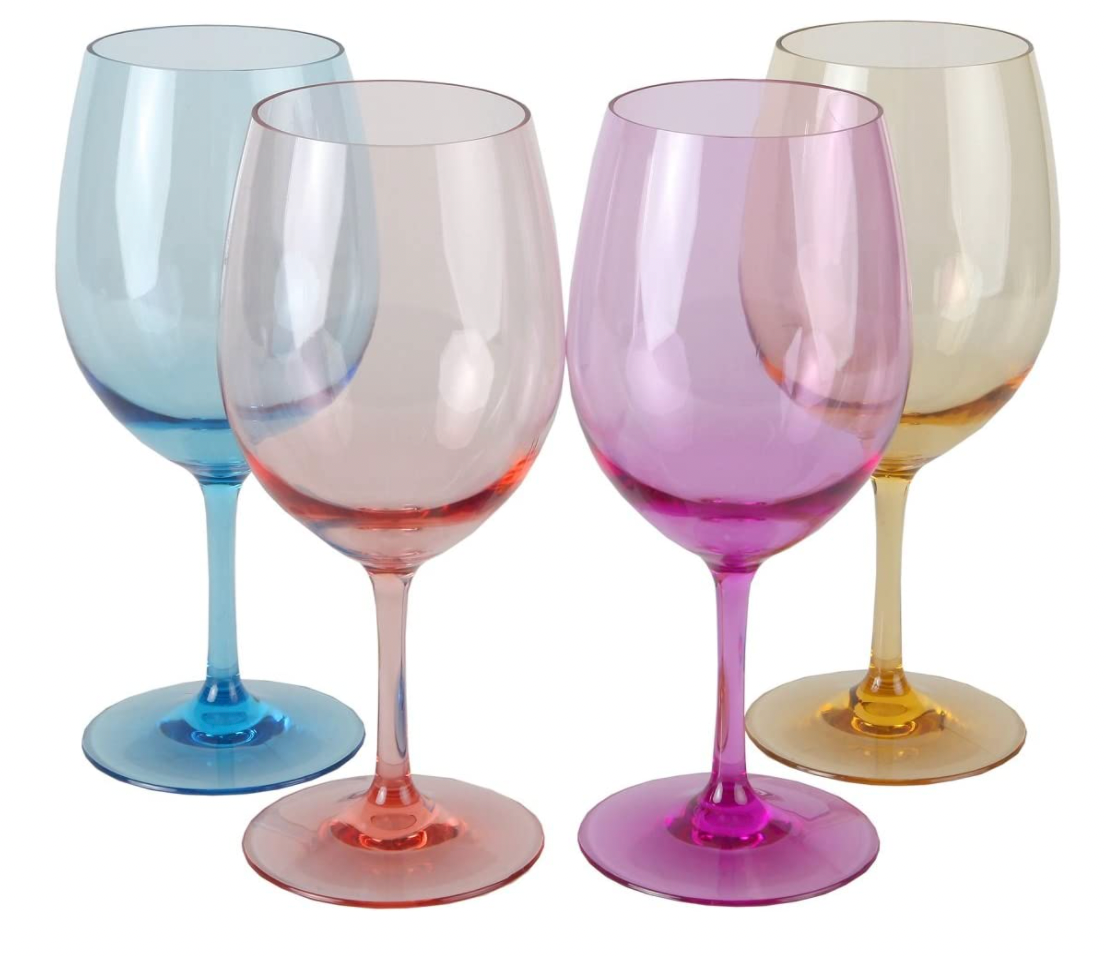 Stemless Colored Wine Glasses, Set of 6 – Clever Girl