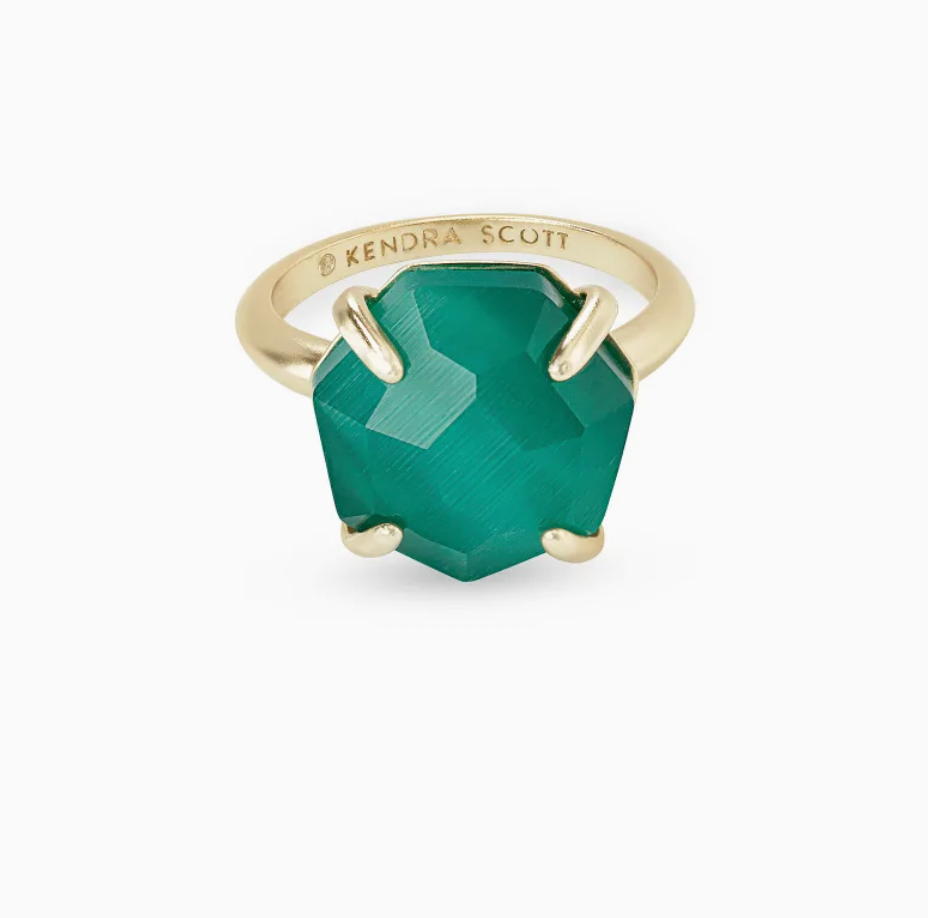 kendra scott emerald ring