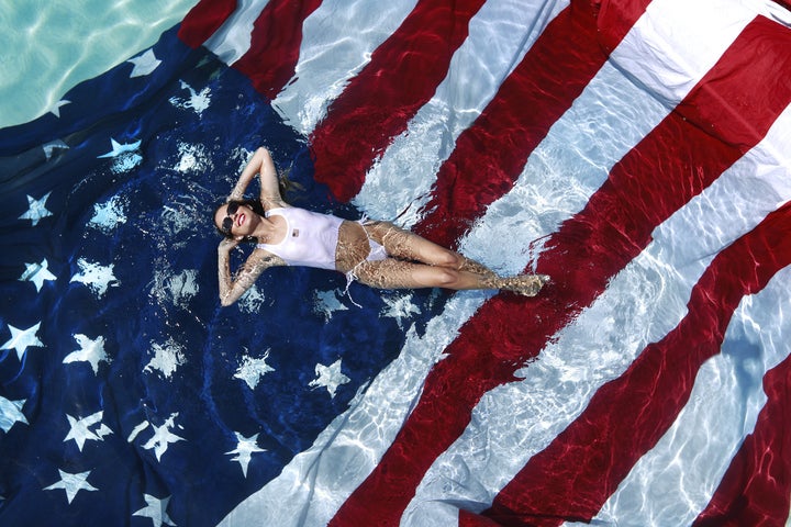 men's 4th of july swimsuit