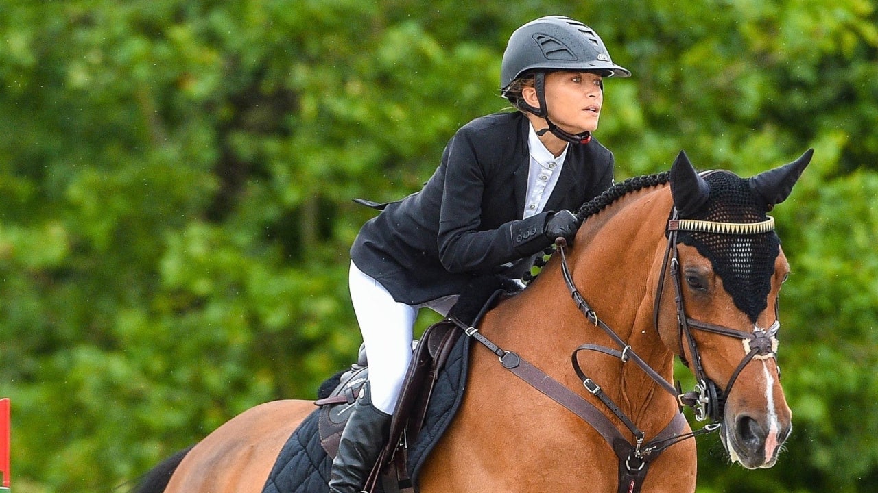 Mary Kate Olsen Soars on Horseback During Paris Jumping