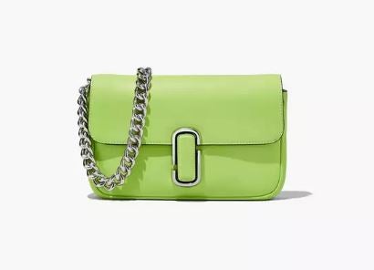 Marc Jacobs The J Marc Green Glow Smooth Leather Shoulder