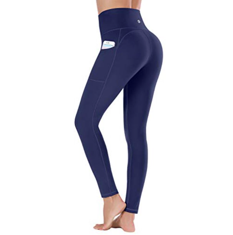 CAMBIVO Yoga Pants for Women, Gym Leggings Workout Leggings with Pocke –