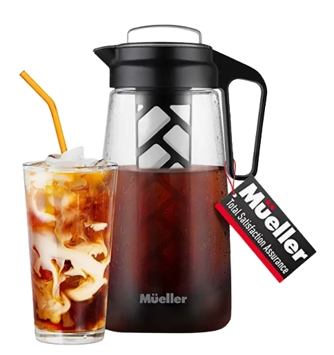 Cold Brew Iced Coffee Maker Tea Infuser - 1000ml Cold Brew Coffee Kett –  Steamy Brew