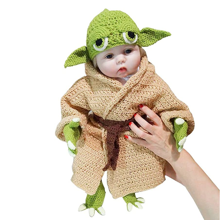 2022 Star Wars Baby Yoda Girl Pullover Costume Newborn Clothing